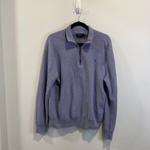 Men’s Polo Ralph Lauren Blue half zip L